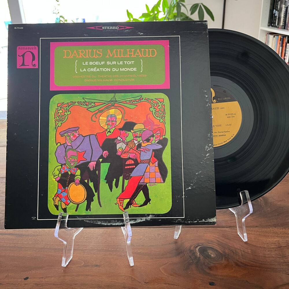 Darius Milhaud Le Boeuf Sur Le Toit/La Création Du Monde LP 1966 Nonesuch H71122